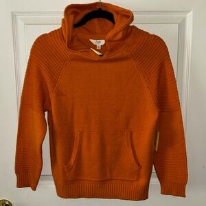Bixby Nomad‎ Kids The Cozy Sweater Hoodie in Orange 🍁Fall🍁 Size Small (6-7)